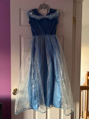 Little adventures deluxe butterfly Cinderella dress size 3XL 11-13 years blue